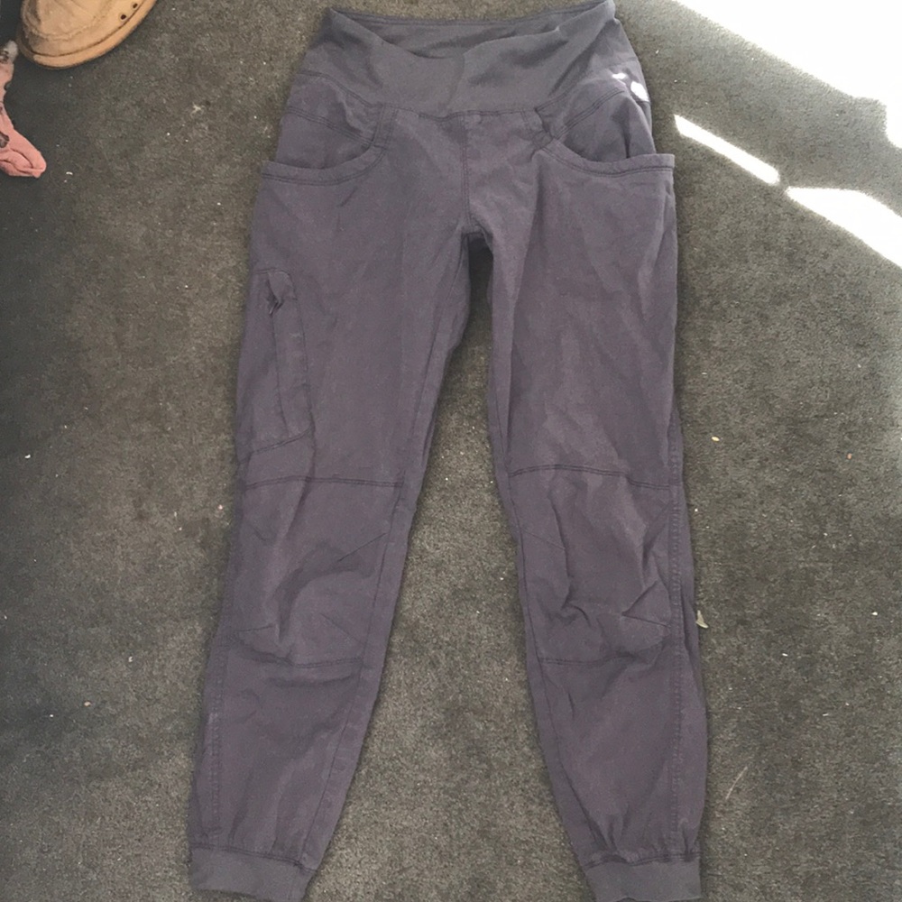 Prana Women's Jogger Pants in Dark Gray